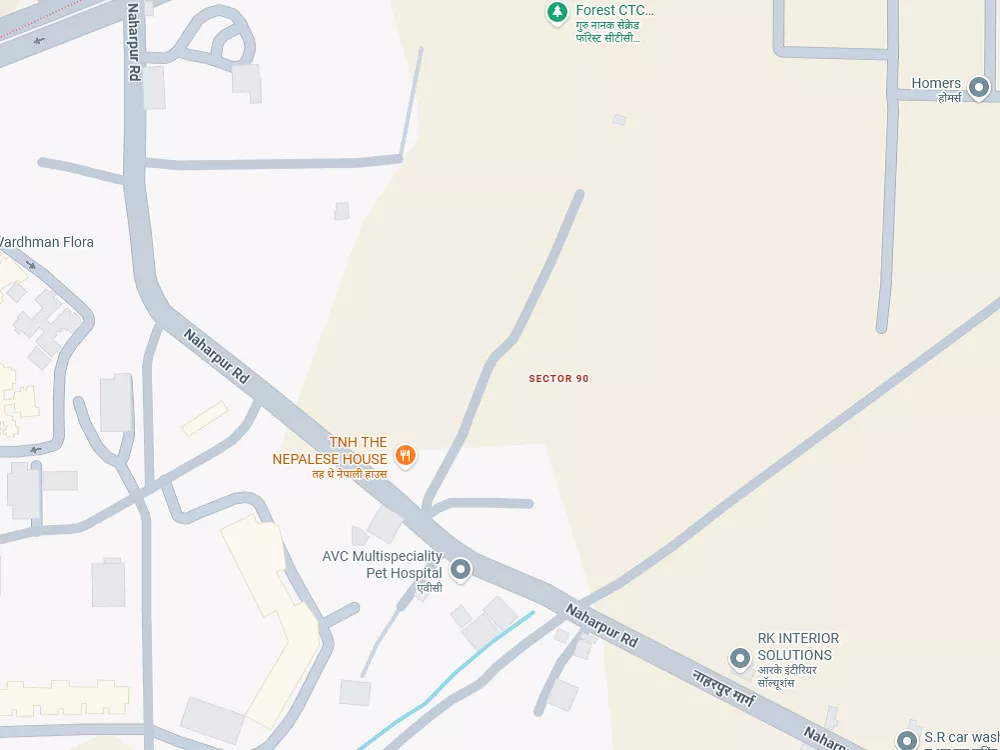 Pardos Sakura Sector 90 Gurgaon location map